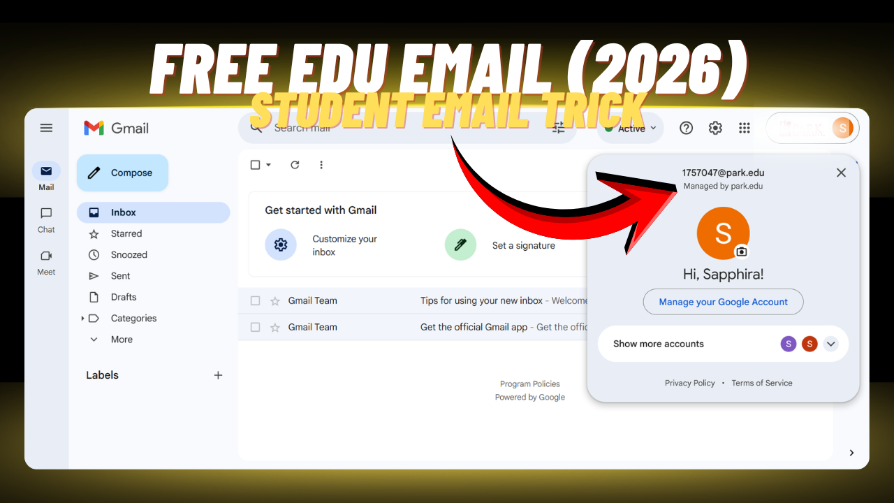 get edu mail for free