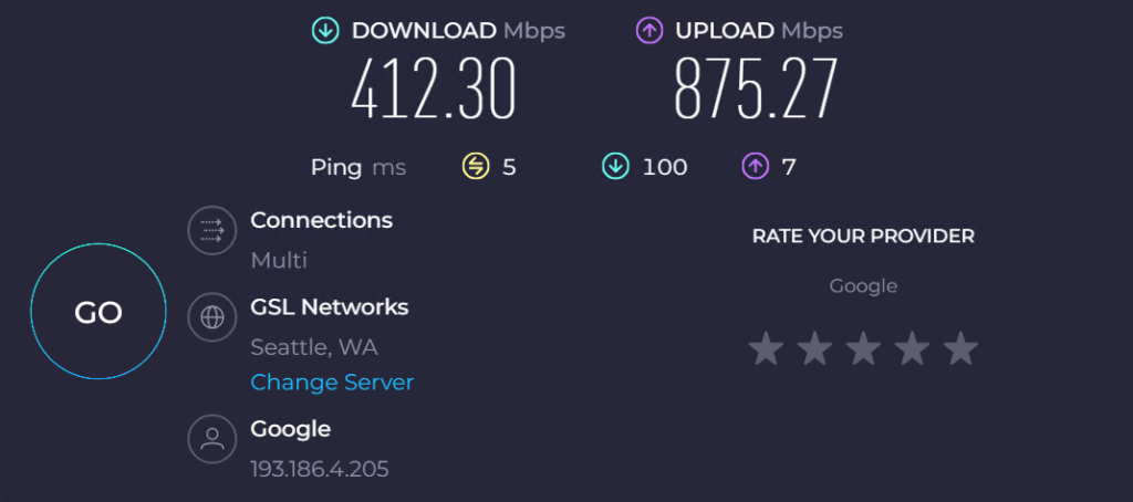 windows rdp speed test