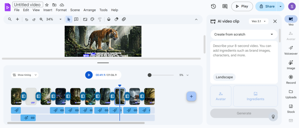 Google VEO3 for free