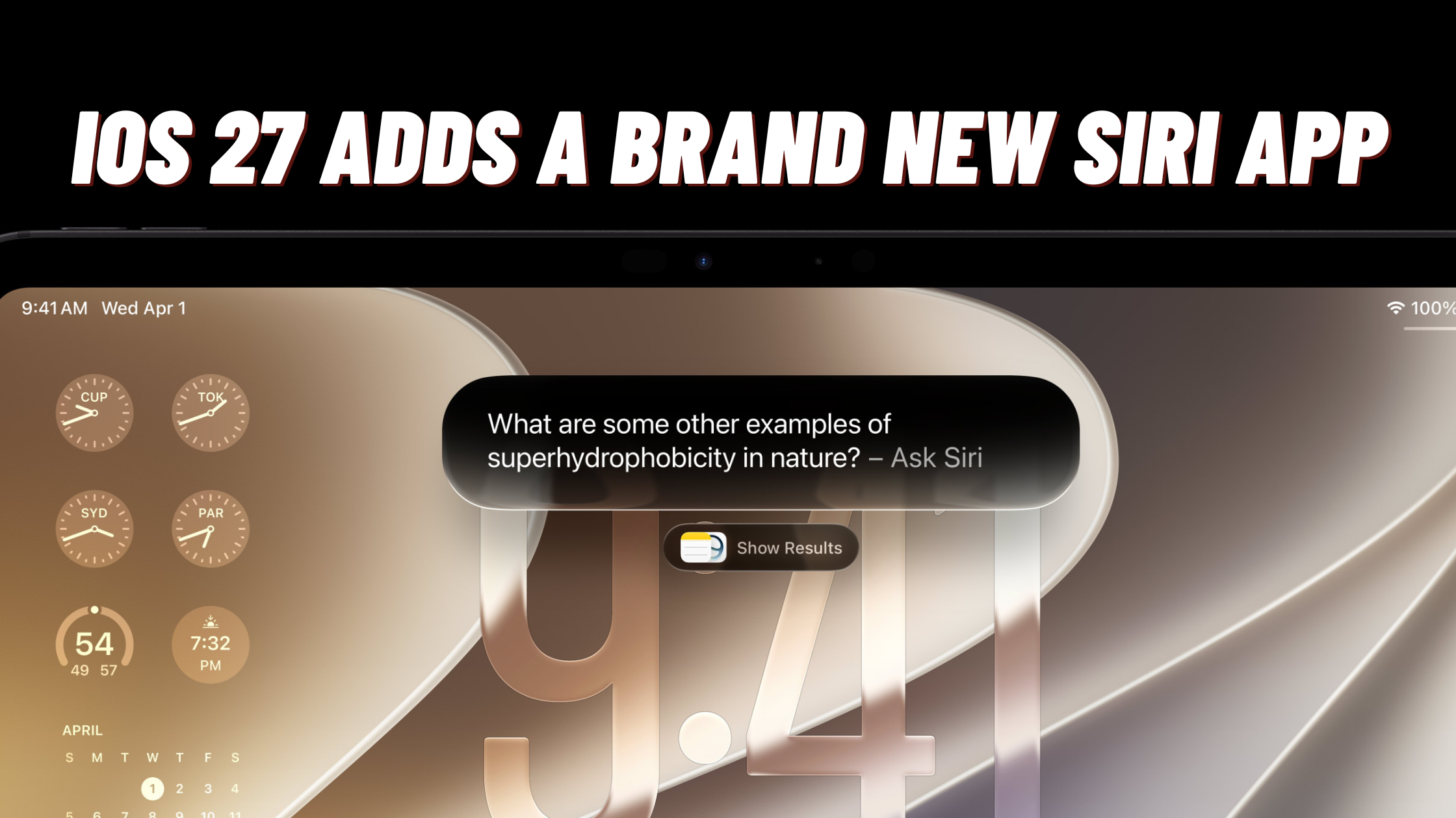 iOS 27 Adds a Brand New Siri App