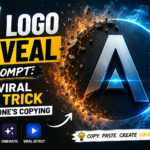 AI logo reveal and VFX trick